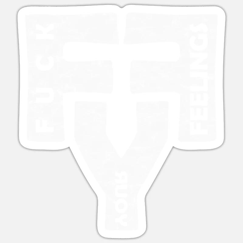 Baise tes sentiments Sticker taille S (10 x 10 cm)