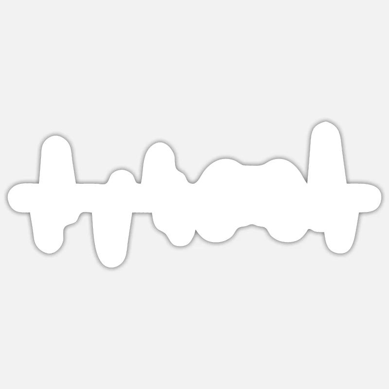 Joueurs joueurs - Sticker taille S (10 x 10 cm) - blanc mat