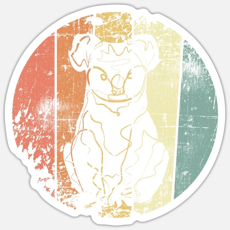 Koala - Sticker Größe S (10 x 10 cm) - Mattweiß