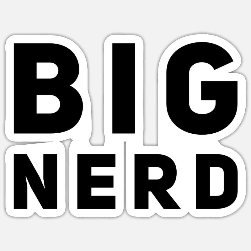 Great Nerd Sticker size S (10 x 10 cm)
