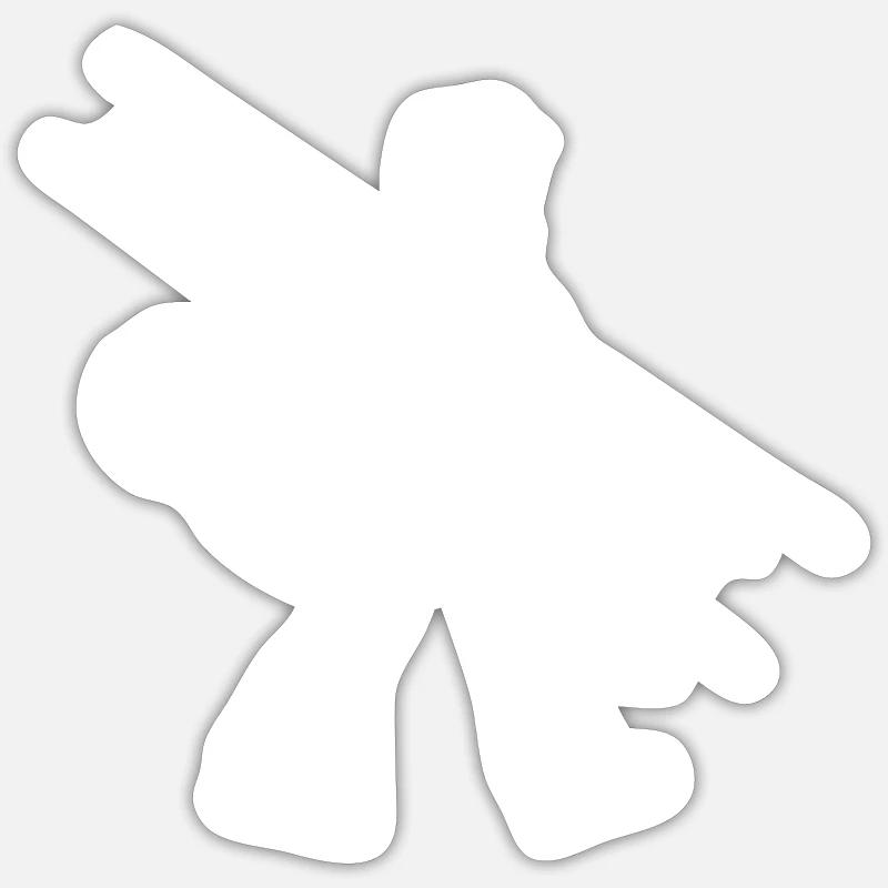 Ramoneur Ramoneur Ramoneur - Sticker taille S (10 x 10 cm) - blanc mat