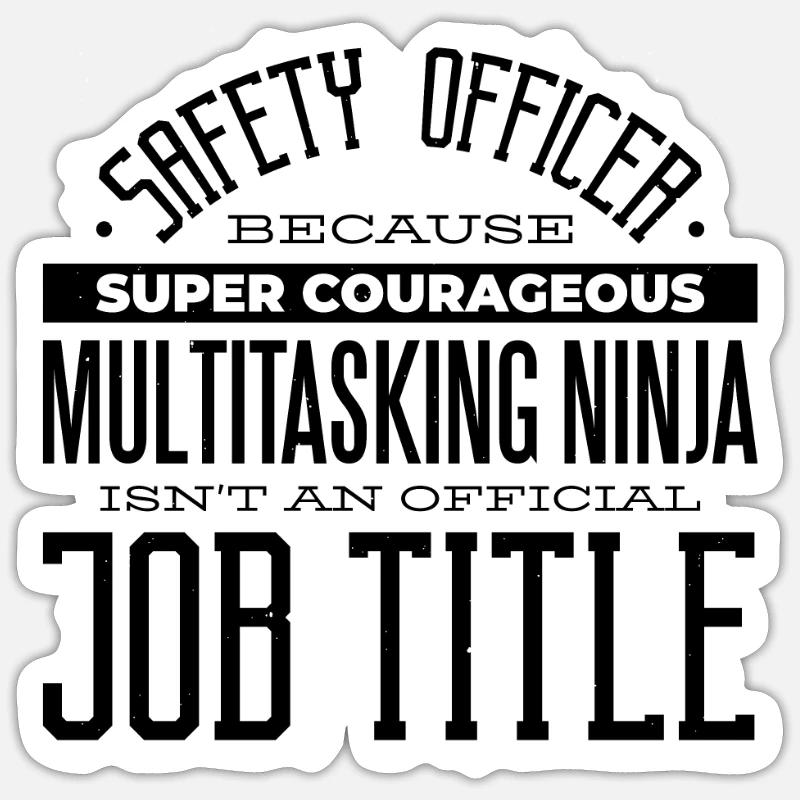 Security Wachmann Tshirt Sicherheitsbeauftragter Sticker Größe S (10 x 10 cm)