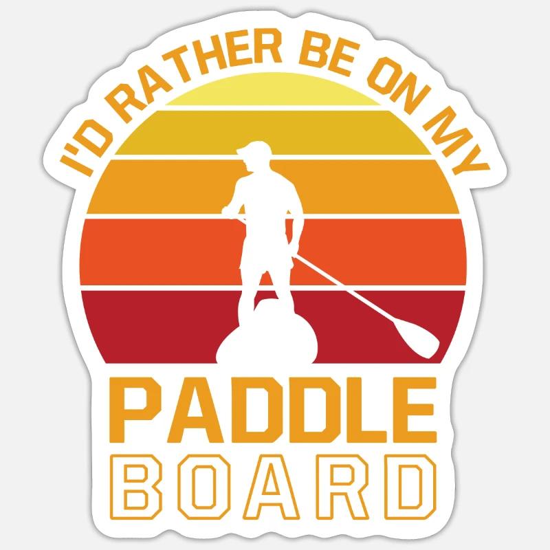SUP paddle board Sticker taille S (10 x 10 cm)