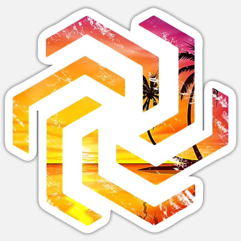 Sticker taille S (10 x 10 cm) - 