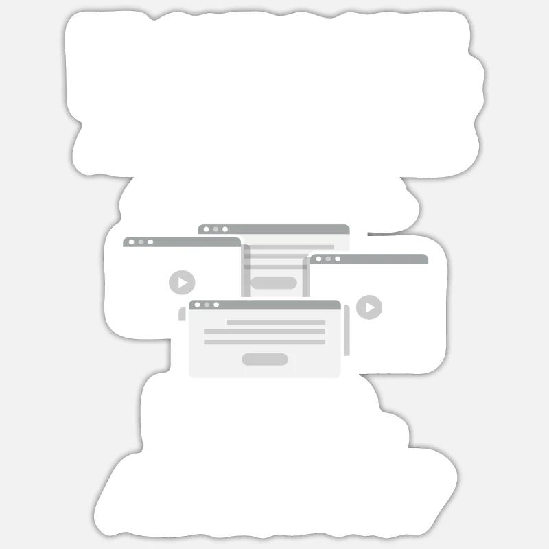 Informatiker, IT, Softwareentwickler, Nerd, Admin Sticker Größe S (10 x 10 cm)