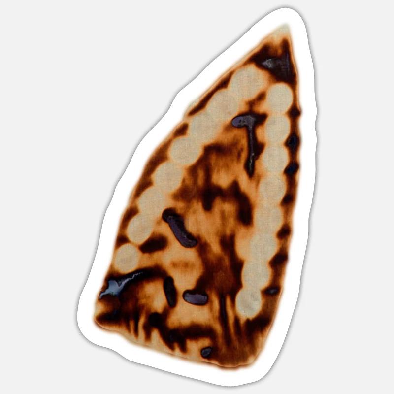 Fireprint de fer drôle a échoué - Sticker taille S (10 x 10 cm) - blanc mat