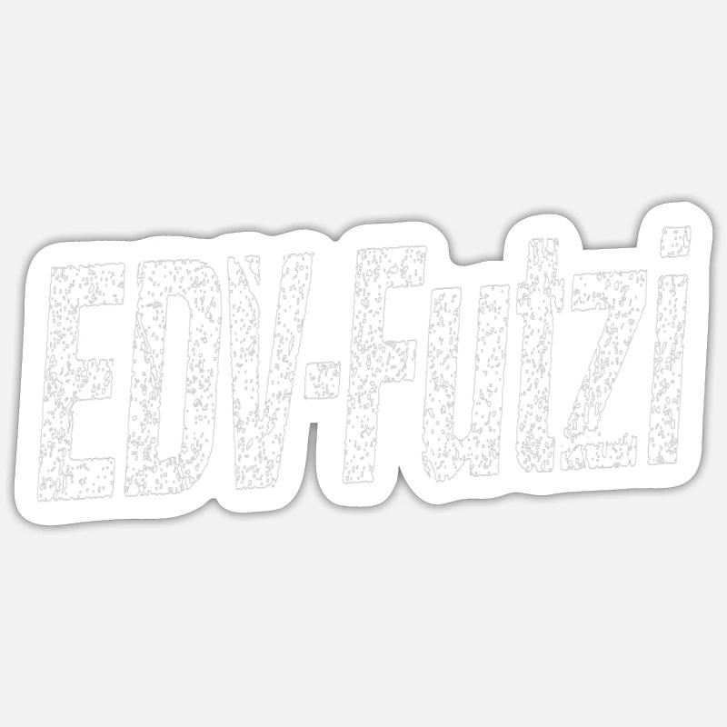 Informatiker, IT, Softwareentwickler, Nerd, Admin Sticker Größe S (10 x 10 cm)