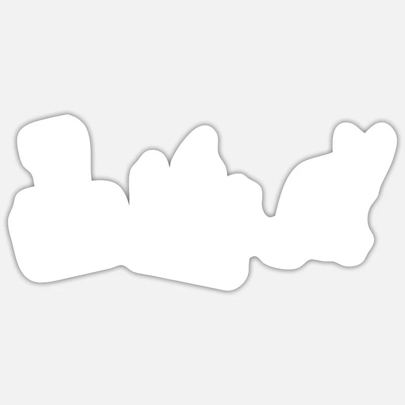 Sticker Größe S (10 x 10 cm) - 
