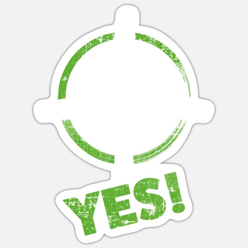 Énergie éolienne Sticker taille S (10 x 10 cm)