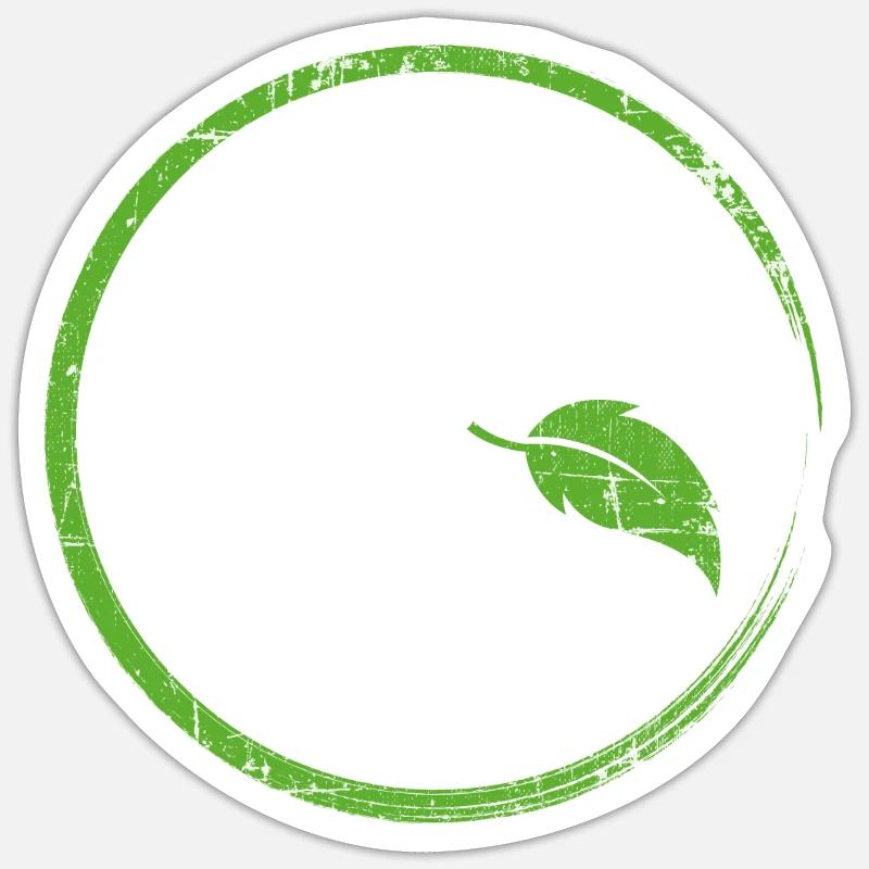 Énergie éolienne - Sticker taille S (10 x 10 cm) - blanc mat