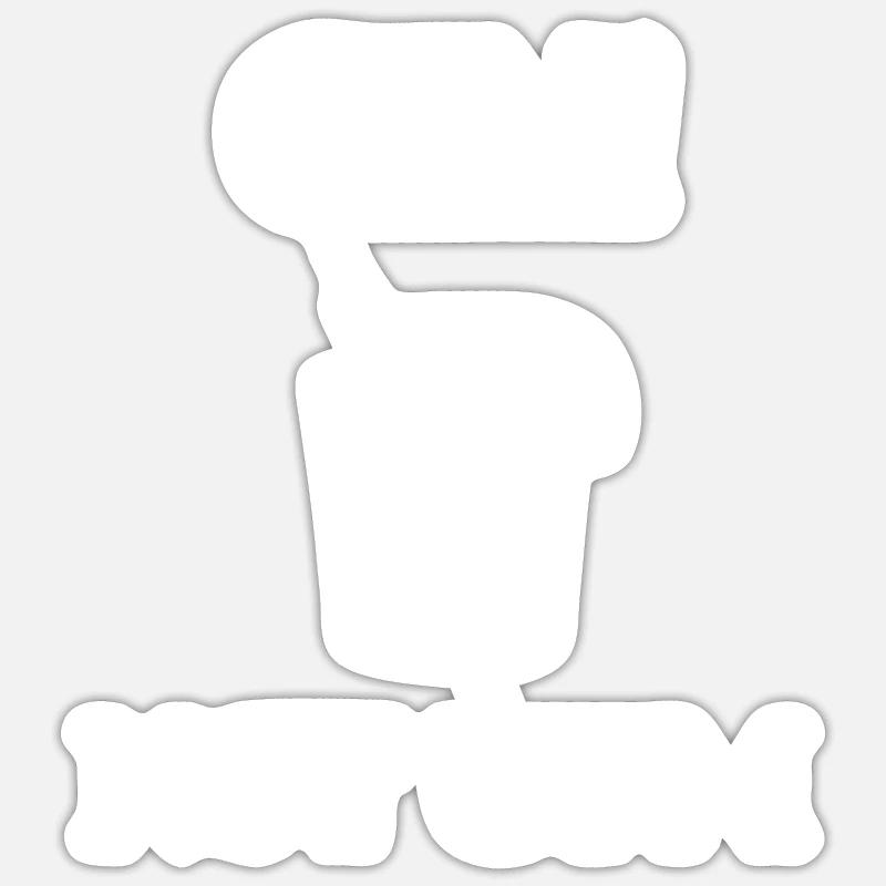 Gin nicht Gym! Gin Trinker Geschenk Geschenkidee Sticker Größe S (10 x 10 cm)