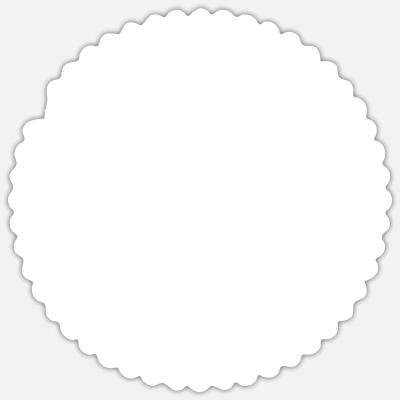 Luftgewehr Schießen Druckluftwaffe - Sticker Größe S (10 x 10 cm) - Mattweiß