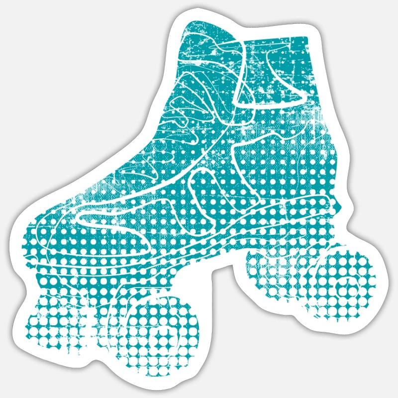 Roller skating Sticker size S (10 x 10 cm)