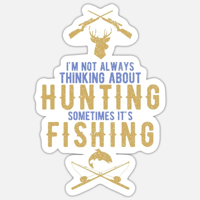 Hunter gift Sticker size S (10 x 10 cm)
