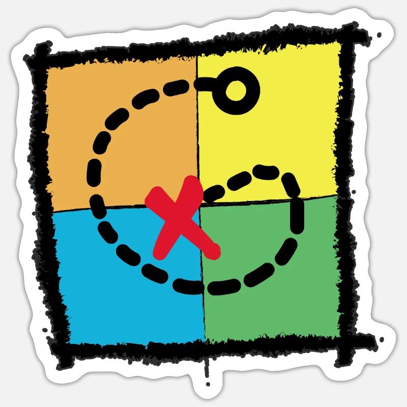 Sticker size S (10 x 10 cm) - 