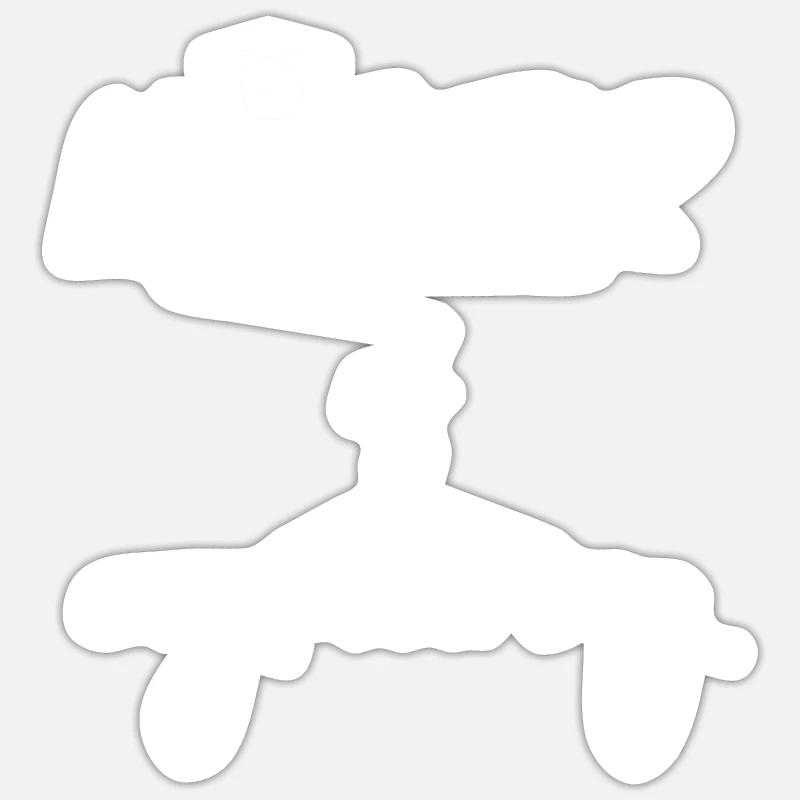 Master of engineering - Sticker Größe S (10 x 10 cm) - Mattweiß