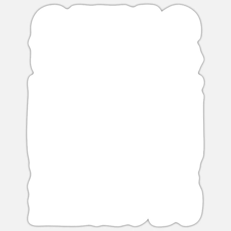 oncle - Sticker taille S (10 x 10 cm) - blanc mat
