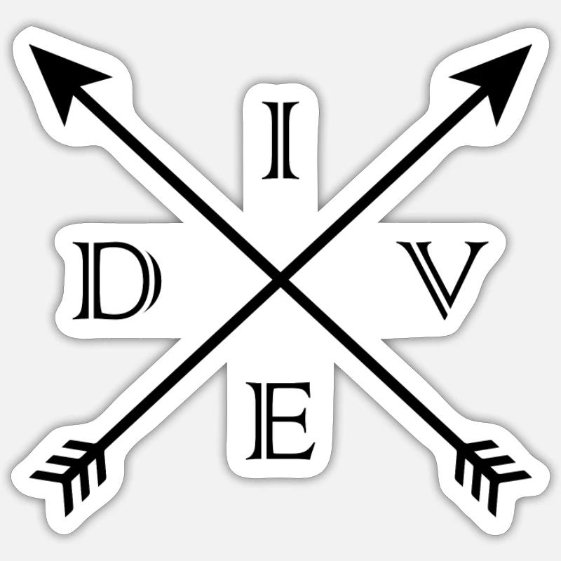 Dive Sticker size S (10 x 10 cm)