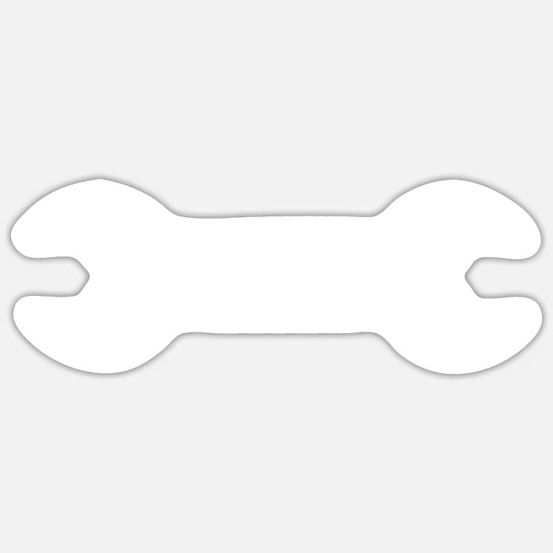 mechanic - Sticker size S (10 x 10 cm) - white matte