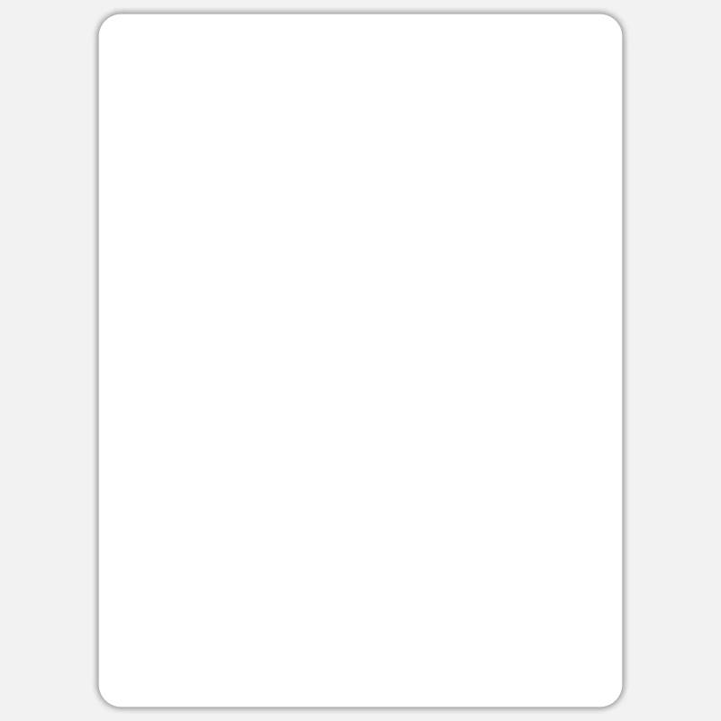 Batterie Percussion Percussion - Sticker taille S (10 x 10 cm) - blanc mat