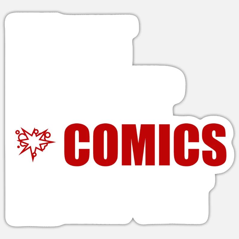 BD - Sticker taille S (10 x 10 cm) - blanc mat