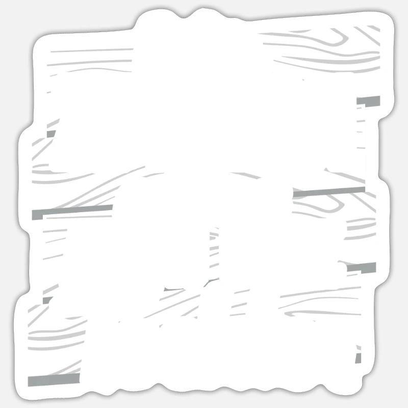 Zimmermann Zimmerer Zimmerleute - Sticker Größe S (10 x 10 cm) - Mattweiß