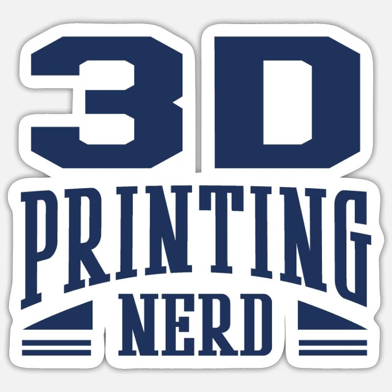 Impression 3D Sticker taille S (10 x 10 cm)