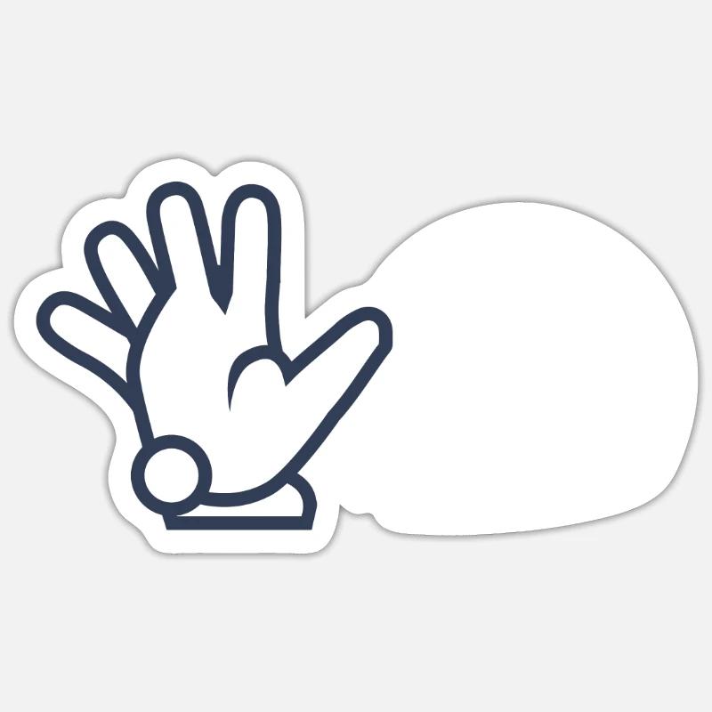 Rabbit Shadow Games - Sticker size S (10 x 10 cm) - white matte