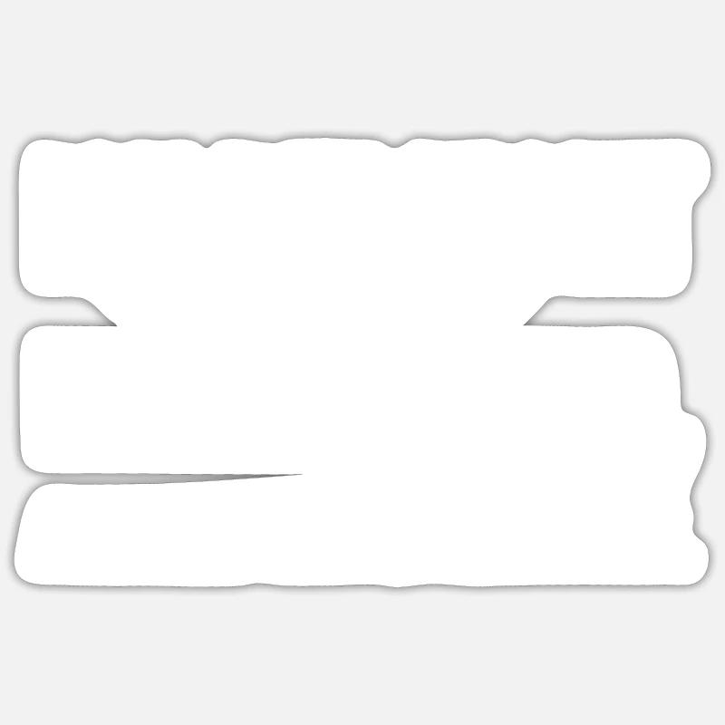 ich bin nicht nachtragend - Sticker Größe S (10 x 10 cm) - Mattweiß