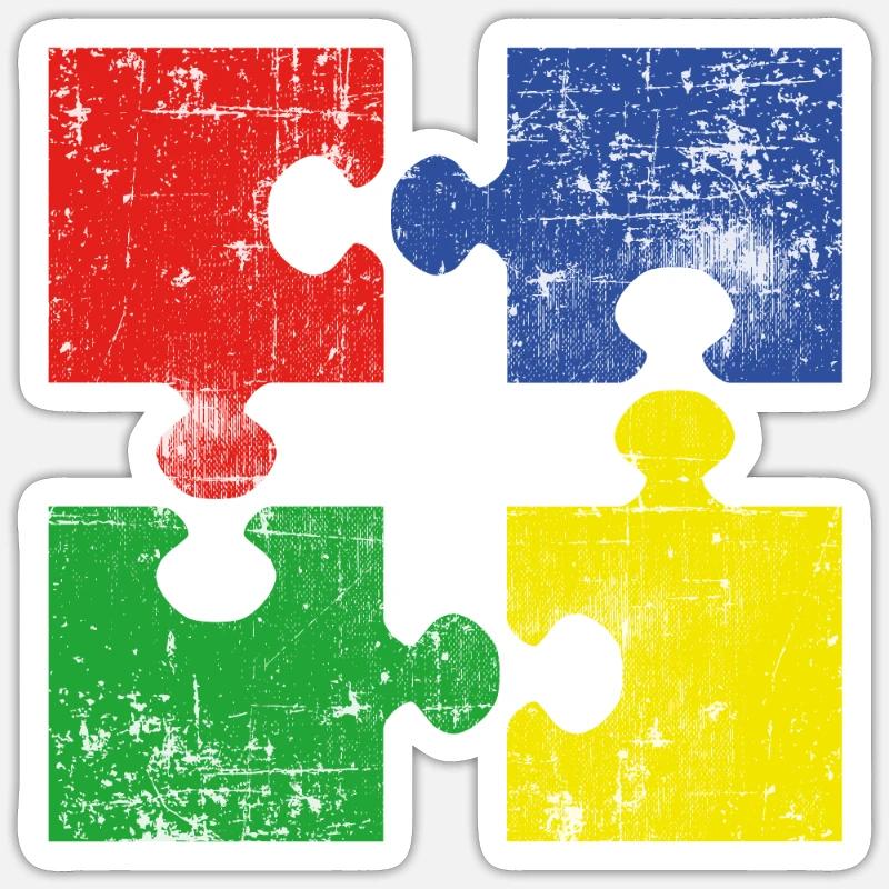Puzzle Sticker size S (10 x 10 cm)