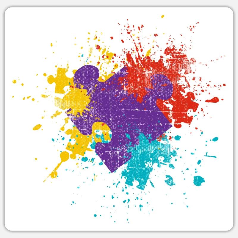 Puzzle Sticker size S (10 x 10 cm)