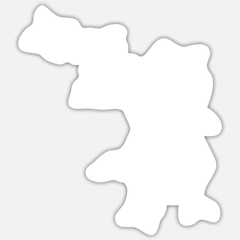 Chemist Flowers Molecule Laboratory Assistant Sticker size S (10 x 10 cm)