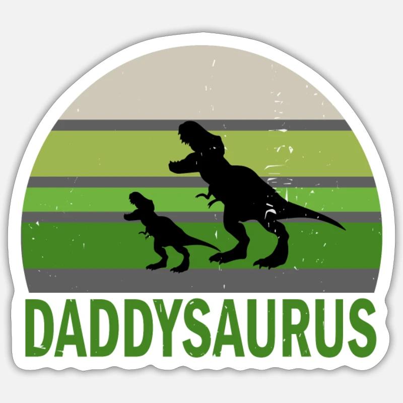 Father's Day Daddy Daddy Daddy Dad Dad Daddy Sticker size S (10 x 10 cm)
