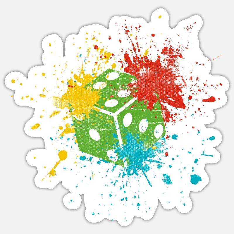 Cube Sticker size S (10 x 10 cm)