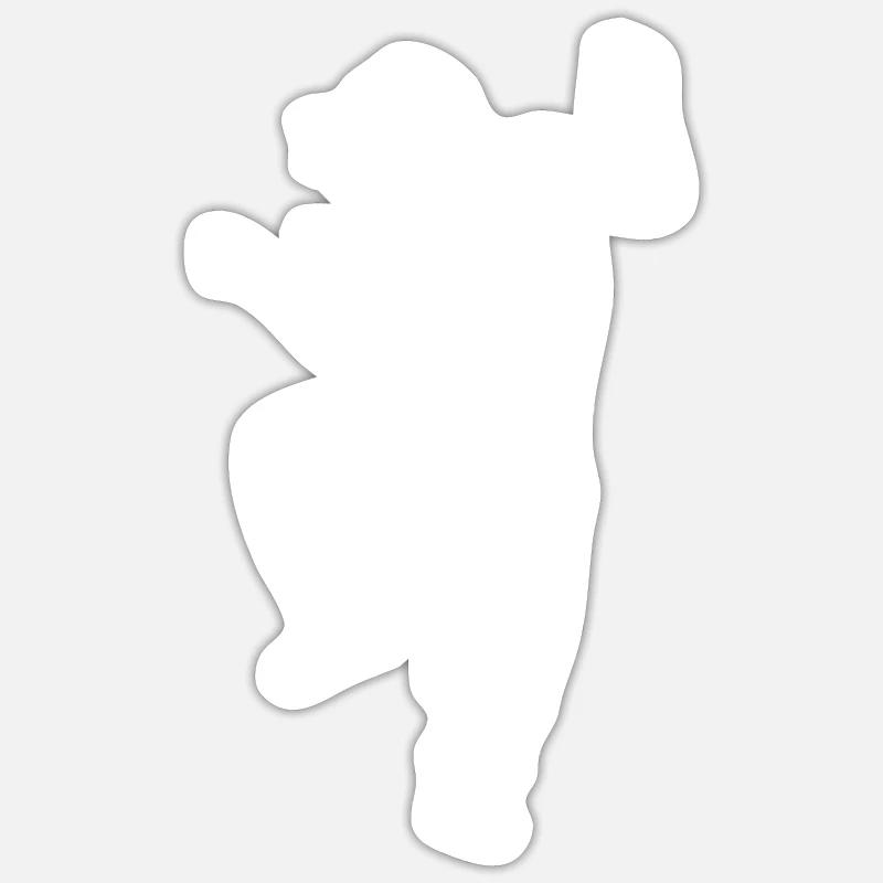 Dance dancer dancer silhouette Sticker size S (10 x 10 cm)