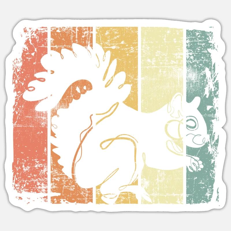 Squirrel - Sticker size S (10 x 10 cm) - white matte
