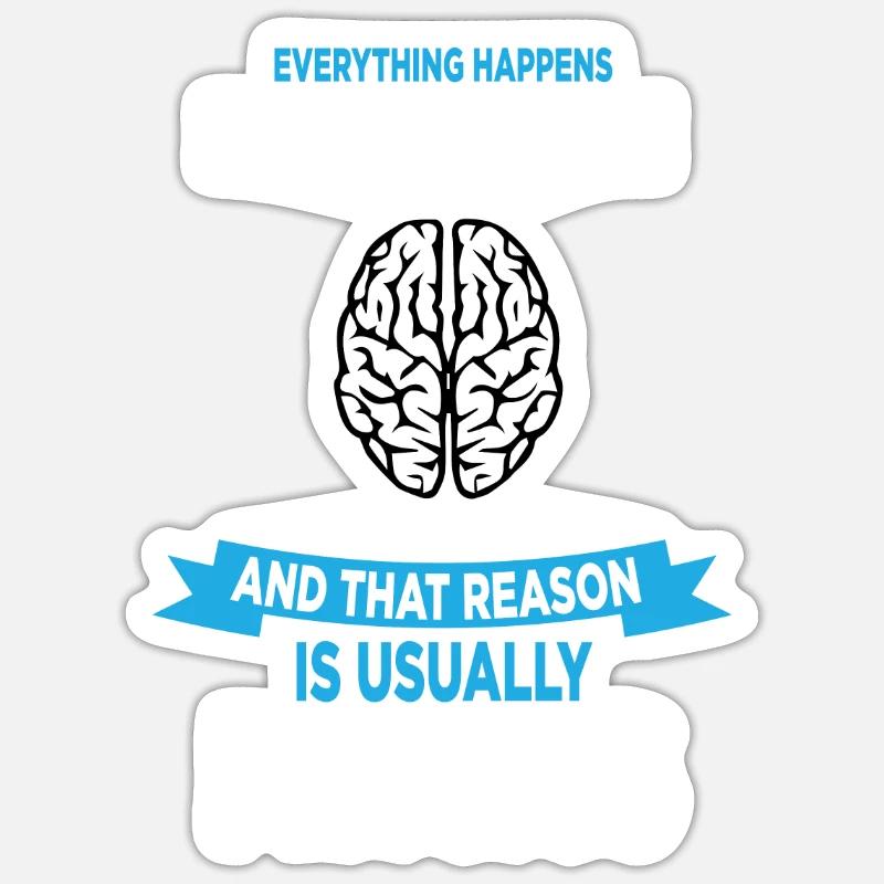 Physics Science Science gift - Sticker size S (10 x 10 cm) - white matte