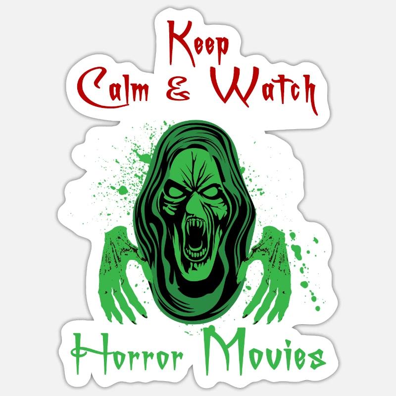 Horror Sticker size S (10 x 10 cm)