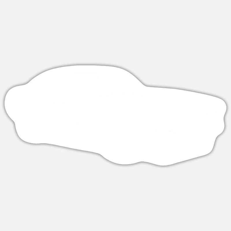 automobile - Sticker size S (10 x 10 cm) - white matte