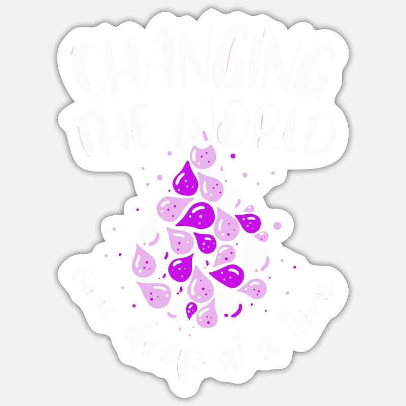 Ätherische Öle Essential Oils: Changing the World Sticker size S (10 x 10 cm)