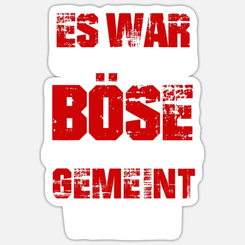 C'était pas si mal - Sticker taille S (10 x 10 cm) - blanc mat