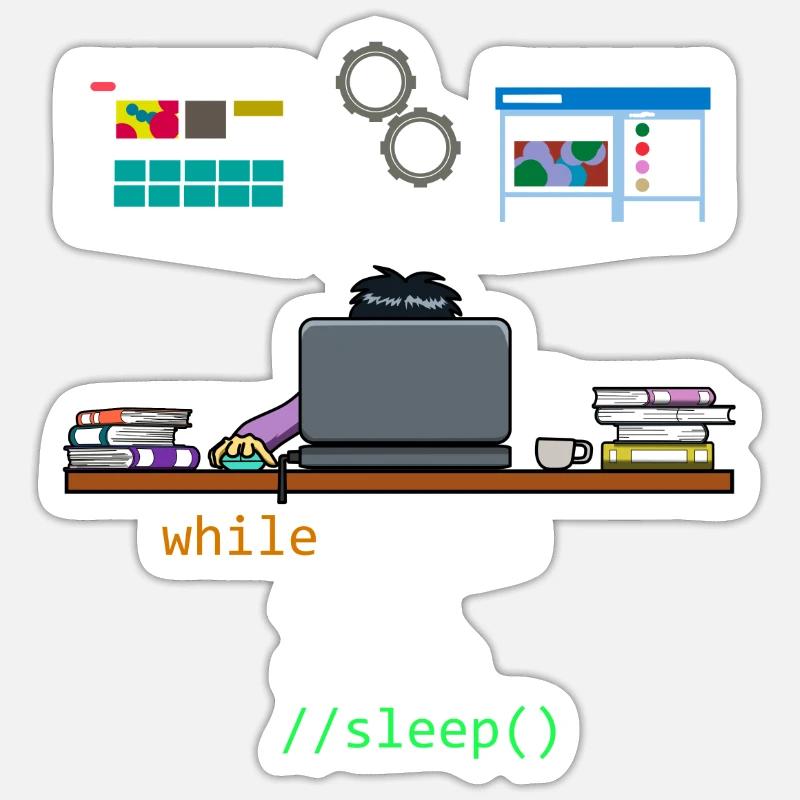 Programming Computer Science Developer Programmer Sticker size S (10 x 10 cm)