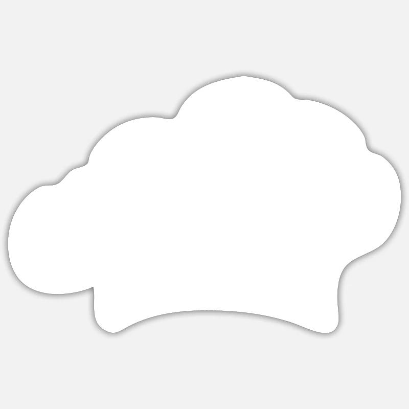 cuisinier Sticker taille S (10 x 10 cm)
