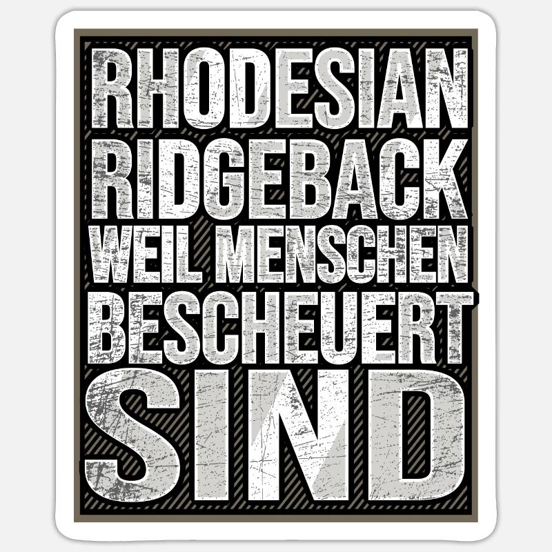 Rhodesian Ridgeback Sticker Größe S (10 x 10 cm)