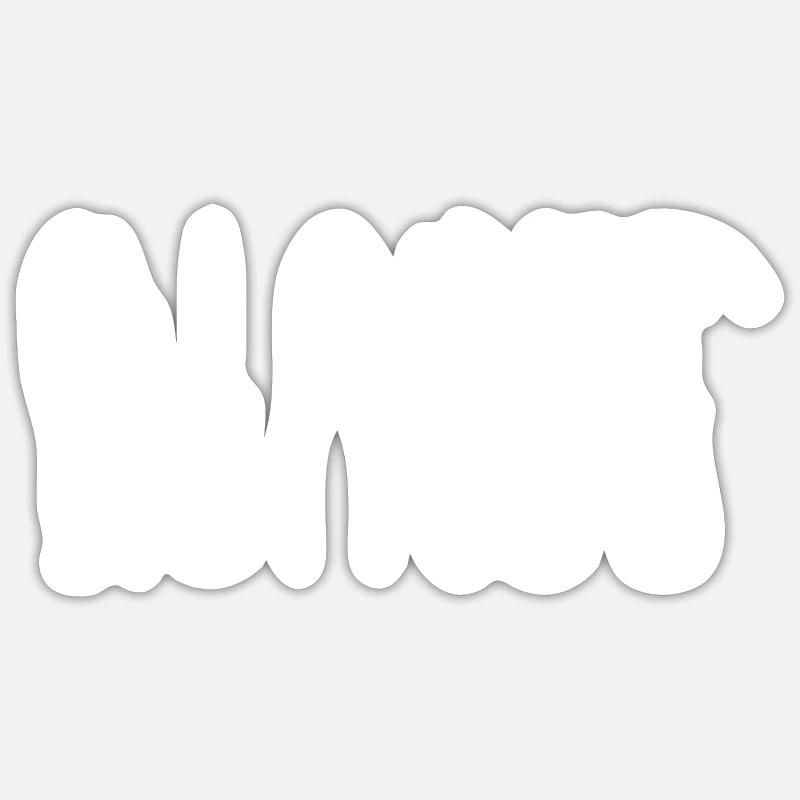 artisan - Sticker taille S (10 x 10 cm) - blanc mat
