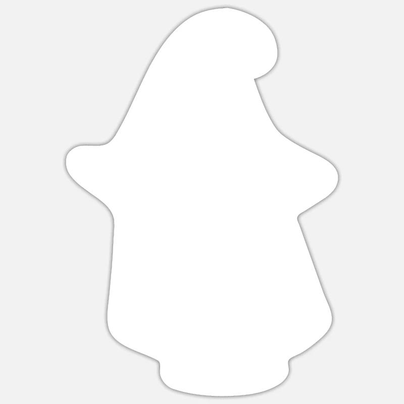 FaBOOlous - Fabuleux - Halloween - Sticker taille S (10 x 10 cm) - blanc mat