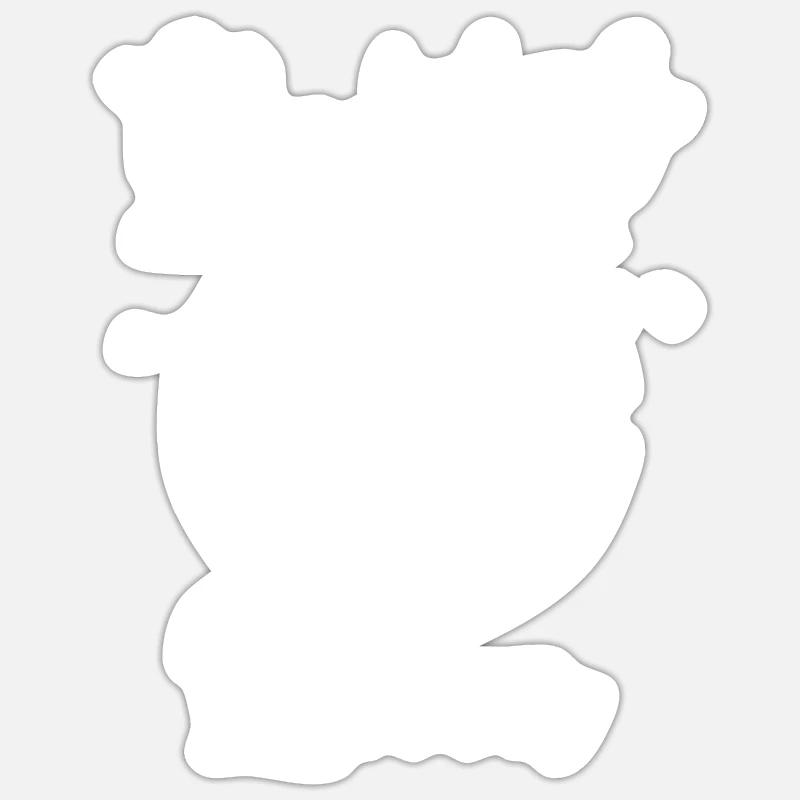 Pierre de guérison Pierre de guérison énergie Sticker taille S (10 x 10 cm)