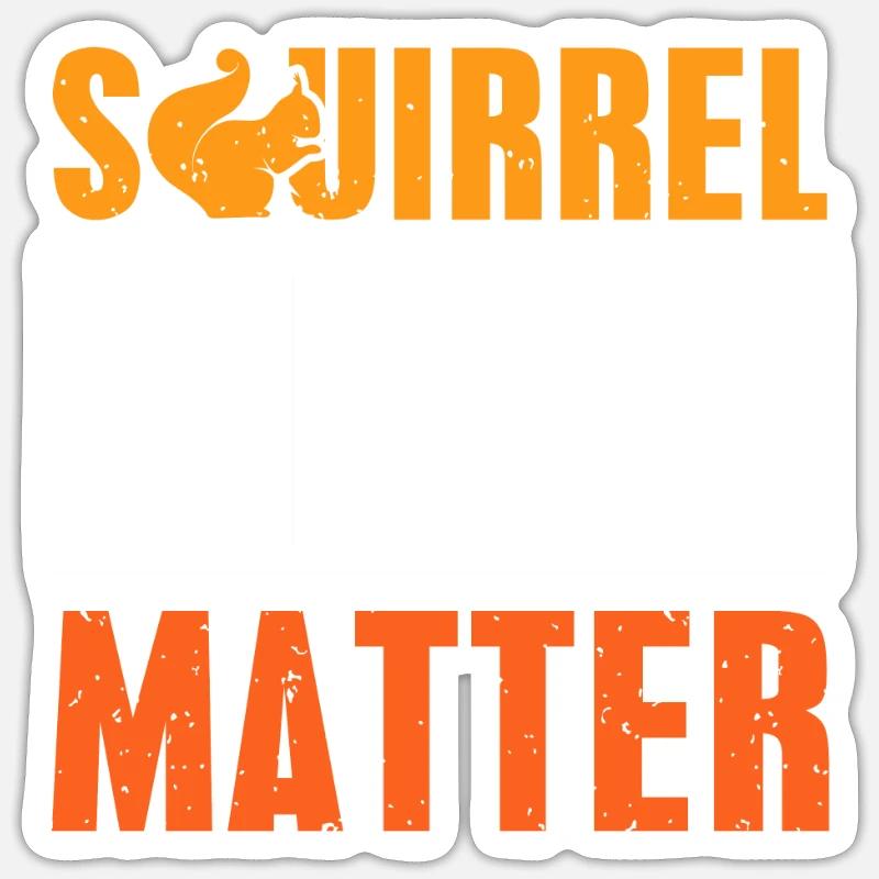 Eichhörnchen Sticker Größe S (10 x 10 cm)