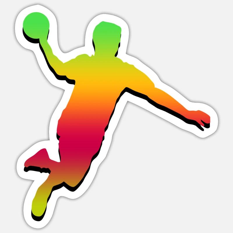 MAIN BALLER - Sticker taille S (10 x 10 cm) - blanc mat