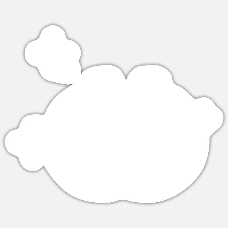 Mariage - Sticker taille S (10 x 10 cm) - blanc mat